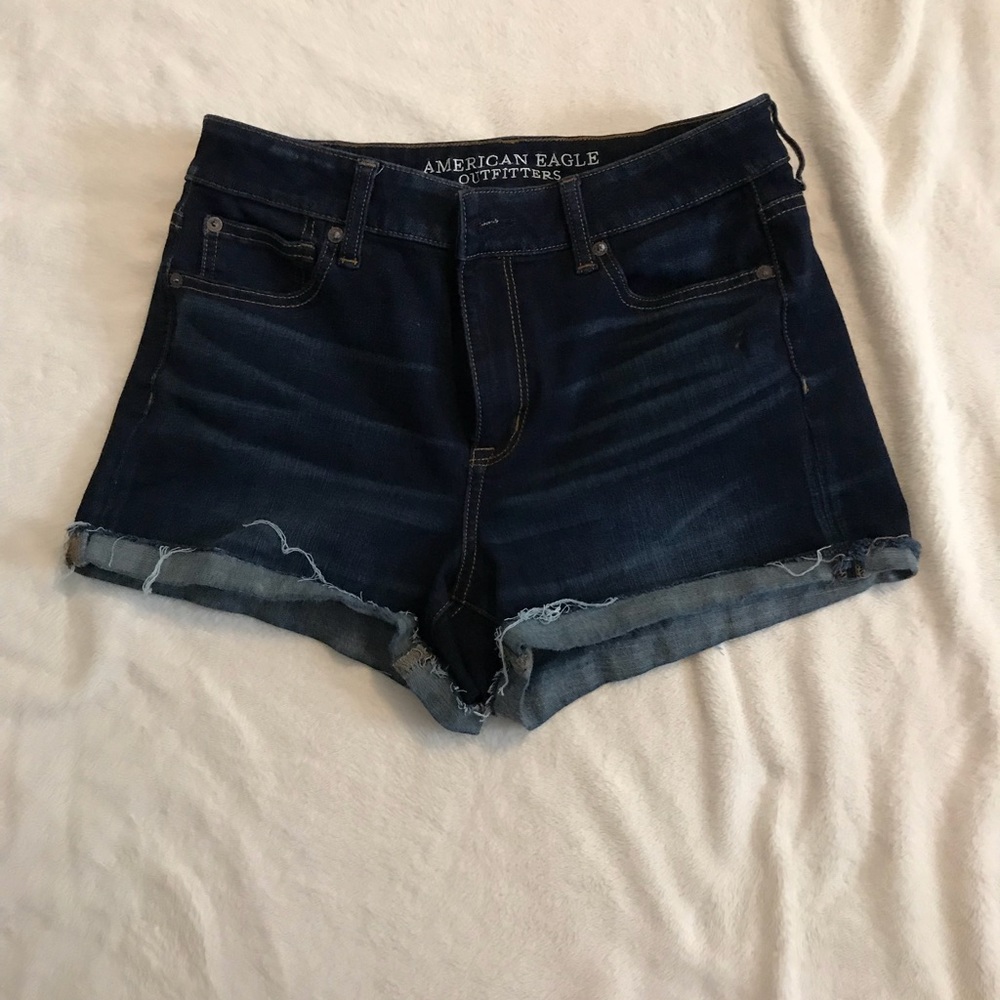 American Eagle High Waisted Jean Shorts